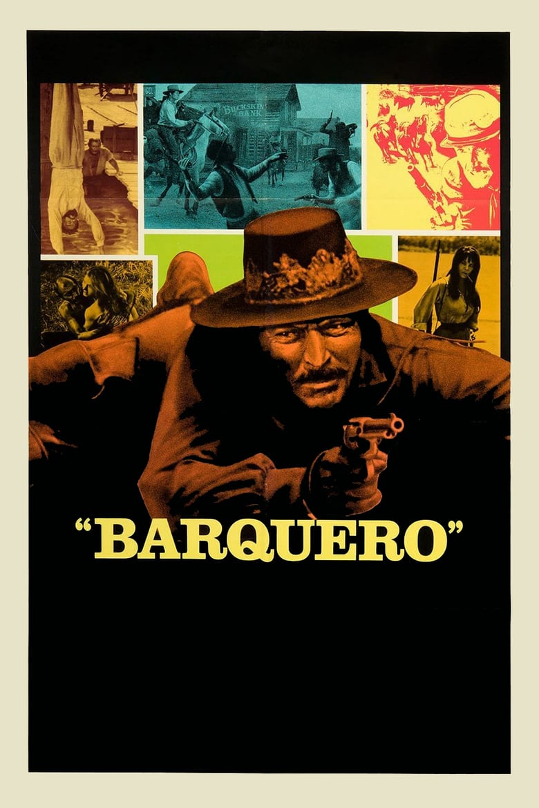 Poster for the movie "Barquero"