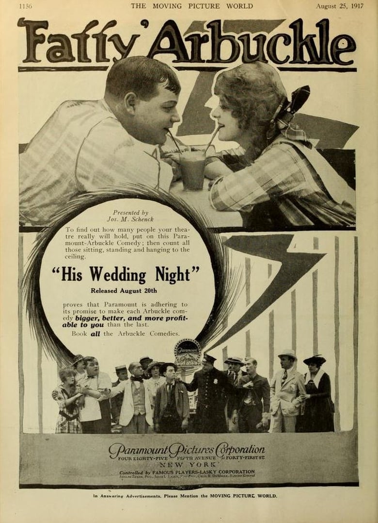 Poster for the movie "His Wedding Night"
