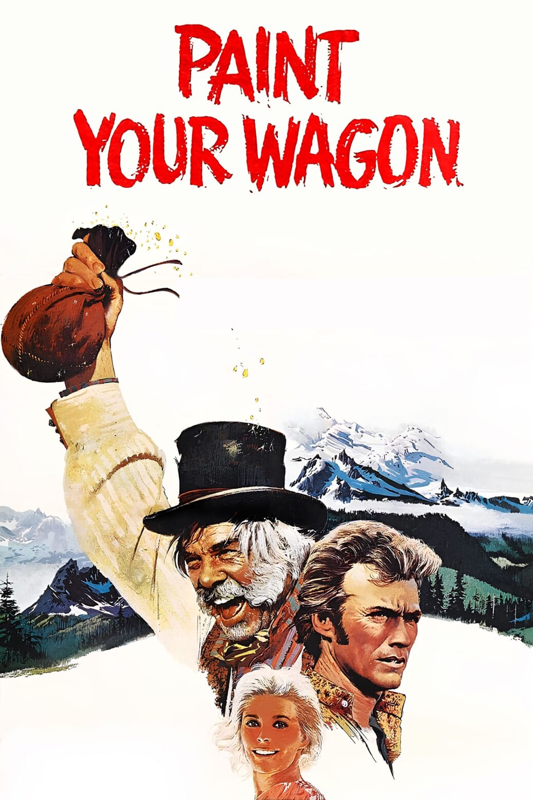 Poster for the movie "Paint Your Wagon"