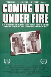 Poster for the movie "Coming Out Under Fire"